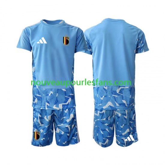 Maillot Belgique Gardien Enfant Tenue Domicile Coupe du Monde 2026 Manche Courte