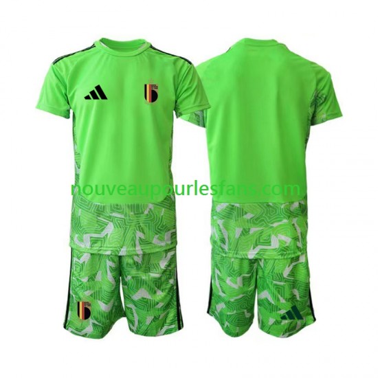 Maillot Belgique Gardien Enfant Tenue 3ème Coupe du Monde 2026 Manche Courte
