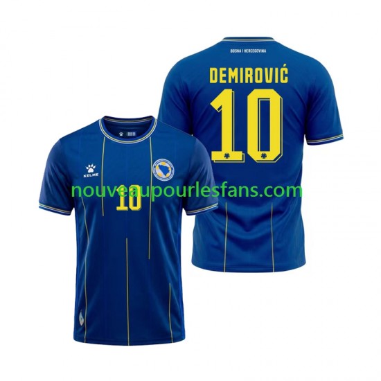 Maillot Bosnie-Herzégovine Ermedin Demirovic 10 Homme Tenue Domicile Coupe du Monde 2026 Manche Courte