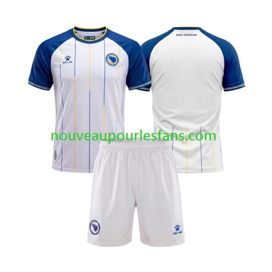 Maillot Bosnie-Herzégovine Enfant Tenue Extérieur Coupe du Monde 2026 Manche Courte
