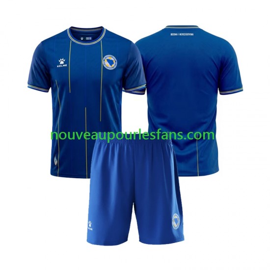 Maillot Bosnie-Herzégovine Enfant Tenue Domicile Coupe du Monde 2026 Manche Courte