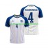 Maillot Bosnie-Herzégovine Tarik Muharemovic 4 Homme Tenue Extérieur Coupe du Monde 2026 Manche Courte