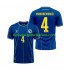 Maillot Bosnie-Herzégovine Tarik Muharemovic 4 Homme Tenue Domicile Coupe du Monde 2026 Manche Courte