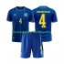 Maillot Bosnie-Herzégovine Tarik Muharemovic 4 Enfant Tenue Domicile Coupe du Monde 2026 Manche Courte
