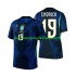 Maillot Brésil Endrick 19 Homme Tenue Extérieur Coupe du Monde 2026 Manche Courte