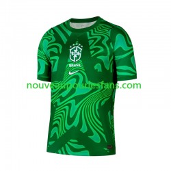 Maillot Brésil Gardien Homme Tenue Extérieur Coupe du Monde 2026 Manche Courte