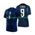 Maillot Brésil Matheus Cunha 9 Homme Tenue Extérieur Coupe du Monde 2026 Manche Courte