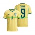 Maillot Brésil Matheus Cunha 9 Homme Tenue Domicile Coupe du Monde 2026 Manche Courte