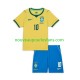 Maillot Brésil Neymar JR 10 Enfant Tenue Domicile Coupe du Monde 2026 Manche Courte