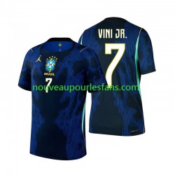 Maillot Brésil Vinicius Junior 7 Homme Tenue Extérieur Coupe du Monde 2026 Manche Courte