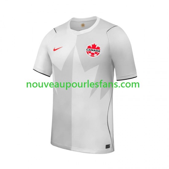 Maillot Canada Homme Tenue Extérieur Coupe du Monde 2026 Manche Courte