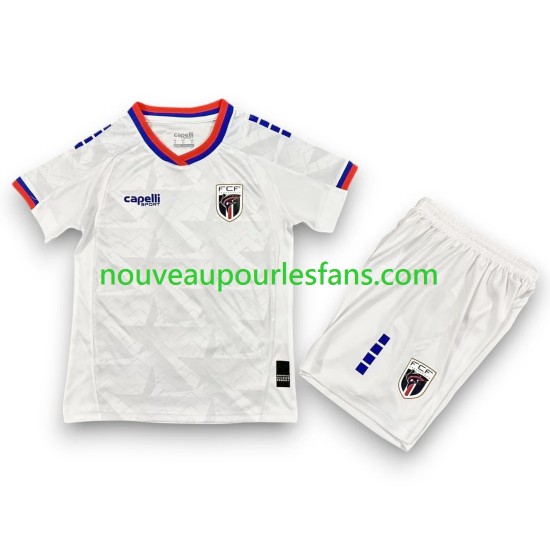 Maillot Cape Verde Enfant Tenue Extérieur Coupe du Monde 2026 Manche Courte