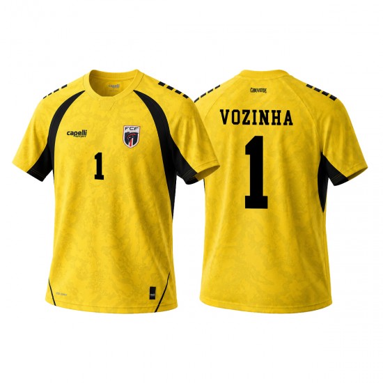 Maillot Cape Verde Vozinha 1 Homme Tenue Extérieur Coupe du Monde 2026 Manche Courte