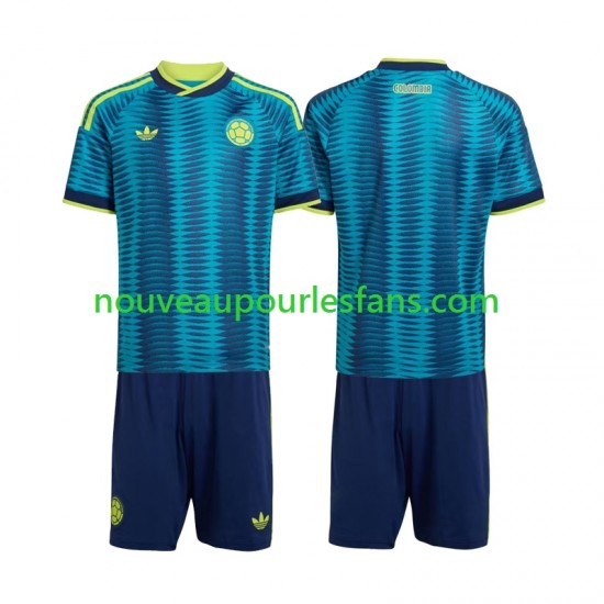 Maillot Colombie Enfant Tenue Extérieur Coupe du Monde 2026 Manche Courte
