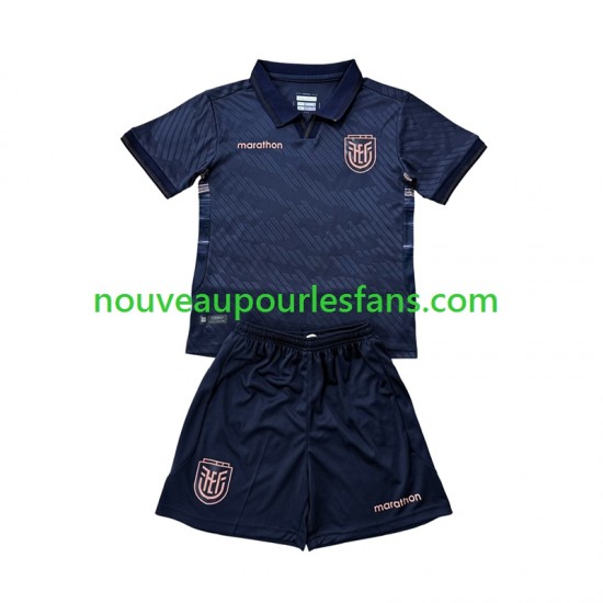 Maillot Ecuador Enfant Tenue Extérieur Coupe du Monde 2026 Manche Courte