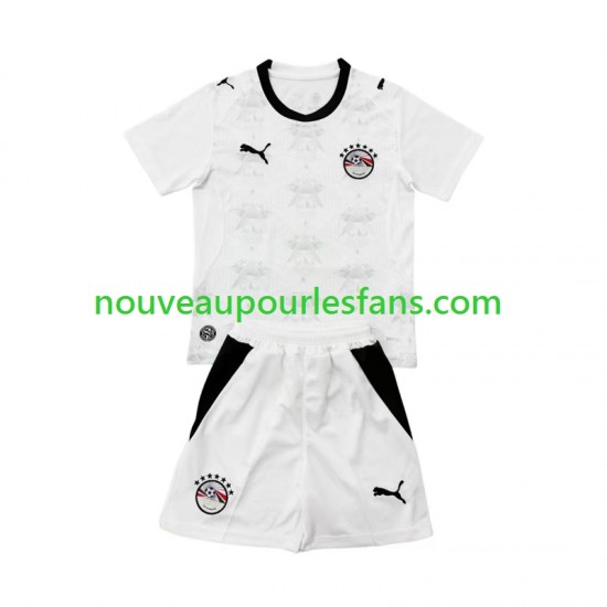 Maillot Égypte Enfant Tenue Extérieur Coupe du Monde 2026 Manche Courte