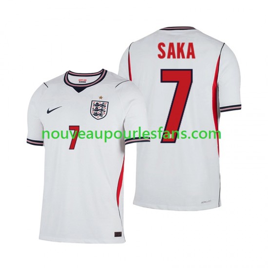 Maillot Angleterre Bukayo Saka 7 Homme Tenue Domicile Coupe du Monde 2026 Manche Courte