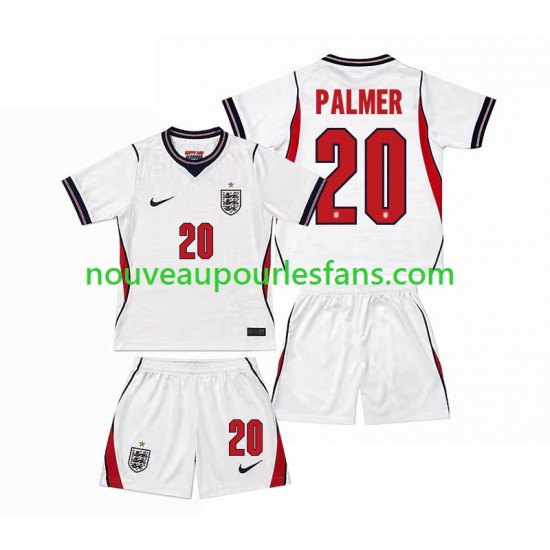 Maillot Angleterre Cole Palmer 20 Enfant Tenue Domicile Coupe du Monde 2026 Manche Courte