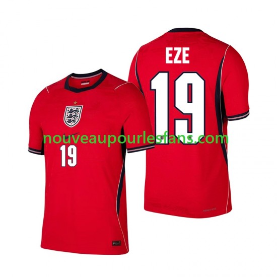 Maillot Angleterre Eberechi Eze 19 Homme Tenue Extérieur Coupe du Monde 2026 Manche Courte