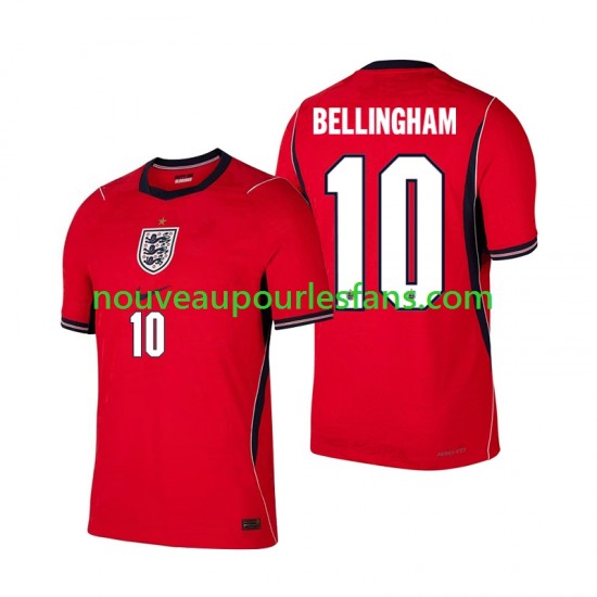 Maillot Angleterre Jude Bellingham 10 Homme Tenue Extérieur Coupe du Monde 2026 Manche Courte