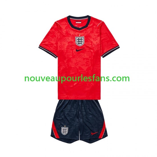 Maillot Angleterre Enfant Tenue Extérieur Coupe du Monde 2026 Manche Courte