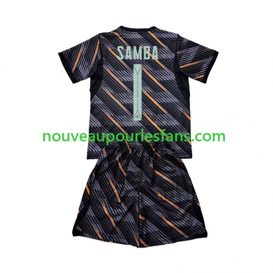 Maillot France Brice Samba 1 Gardien Enfant Tenue Domicile Coupe du Monde 2026 Manche Courte