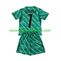 Maillot France Brice Samba 1 Gardien Enfant Tenue 3ème Coupe du Monde 2026 Manche Courte