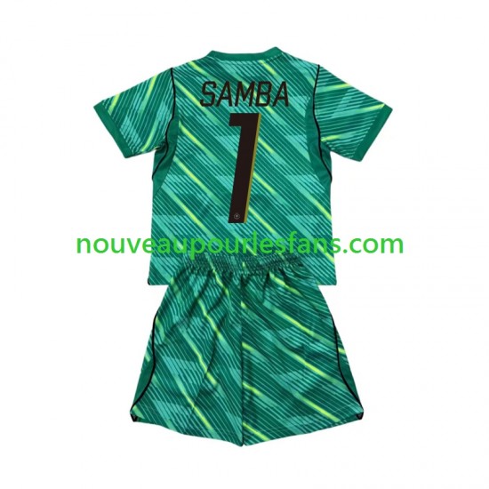 Maillot France Brice Samba 1 Gardien Enfant Tenue 3ème Coupe du Monde 2026 Manche Courte
