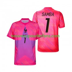 Maillot France Brice Samba 1 Gardien Homme Tenue Extérieur Coupe du Monde 2026 Manche Courte
