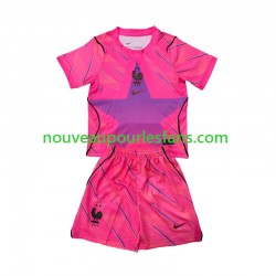 Maillot France Gardien Enfant Tenue Extérieur Coupe du Monde 2026 Manche Courte