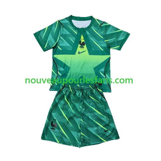 Maillot France Gardien Enfant Tenue 3ème Coupe du Monde 2026 Manche Courte
