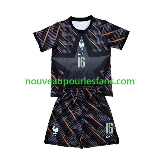 Maillot France Mike Maignan 16 Gardien Enfant Tenue Domicile Coupe du Monde 2026 Manche Courte