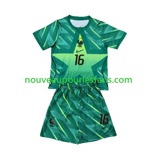 Maillot France Mike Maignan 16 Gardien Enfant Tenue 3ème Coupe du Monde 2026 Manche Courte