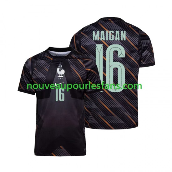 Maillot France Mike Maignan 16 Gardien Homme Tenue Domicile Coupe du Monde 2026 Manche Courte