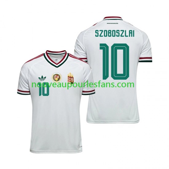 Maillot Hongrie Dominik Szoboszlai 10 Homme Tenue Extérieur Coupe du Monde 2026 Manche Courte