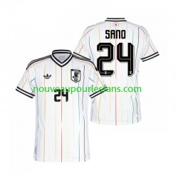 Maillot Japon Kaishu Sano 24 Homme Tenue Extérieur Coupe du Monde 2026 Manche Courte