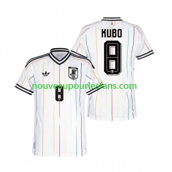 Maillot Japon Kubo 8 Homme Tenue Extérieur Coupe du Monde 2026 Manche Courte