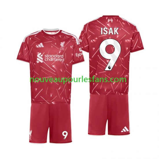 Maillot Liverpool Alexander Isak 9 Enfant Tenue Domicile 2026-2027 Manche Courte