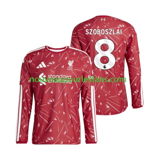 Maillot Liverpool Dominik Szoboszlai 8 Homme Tenue Domicile 2026-2027 Manche Longue