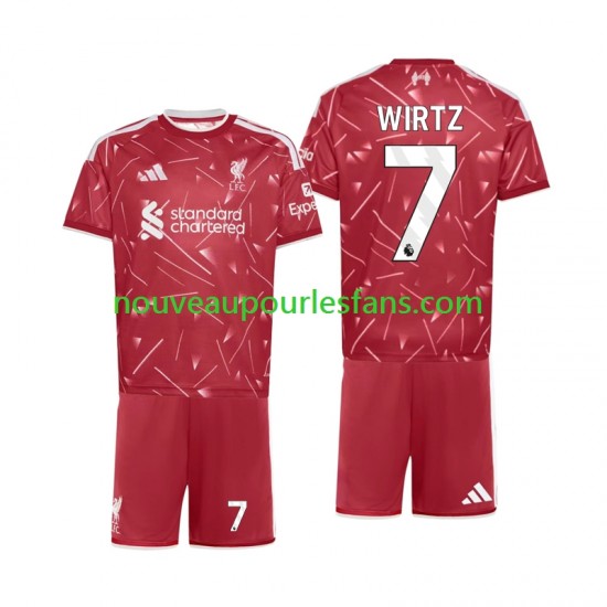 Maillot Liverpool Florian Wirtz 7 Enfant Tenue Domicile 2026-2027 Manche Courte