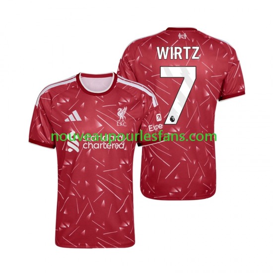 Maillot Liverpool Florian Wirtz 7 Homme Tenue Domicile 2026-2027 Manche Courte