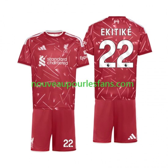 Maillot Liverpool Hugo Ekitike 22 Enfant Tenue Domicile 2026-2027 Manche Courte