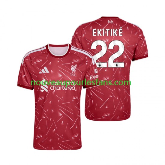 Maillot Liverpool Hugo Ekitike 22 Homme Tenue Domicile 2026-2027 Manche Courte