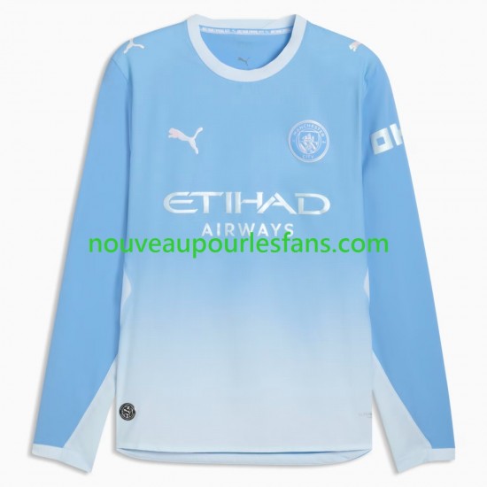Maillot Manchester City Homme Tenue Domicile 2026-2027 Manche Longue