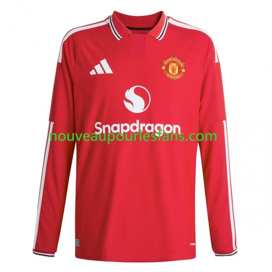 Maillot Manchester United Homme Tenue Domicile 2026-2027 Manche Longue