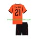 Maillot Pays-Bas Frenkie de Jong 21 Enfant Tenue Domicile Coupe du Monde 2026 Manche Courte