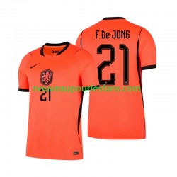 Maillot Pays-Bas Frenkie de Jong 21 Homme Tenue Domicile Coupe du Monde 2026 Manche Courte