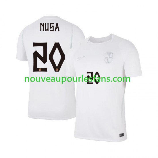 Maillot Norvège Antonio NUSA 20 Homme Tenue 3ème Coupe du Monde 2026 Manche Courte
