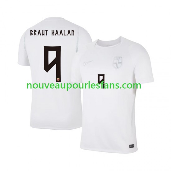 Maillot Norvège Braut Haaland 9 Homme Tenue 3ème Coupe du Monde 2026 Manche Courte