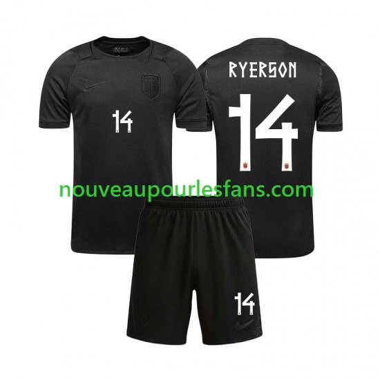 Maillot Norvège Julian Ryerson 14 Enfant Tenue Extérieur Coupe du Monde 2026 Manche Courte